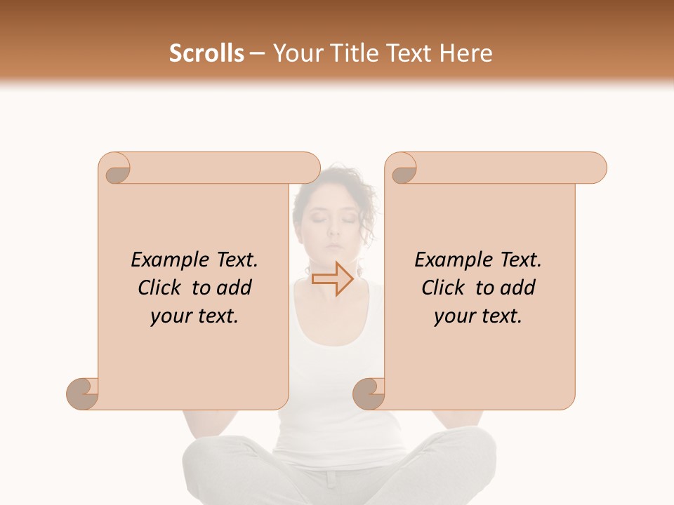 Figure Model Relaxation PowerPoint Template