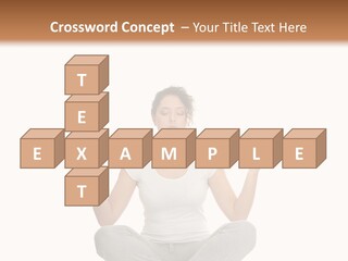 Figure Model Relaxation PowerPoint Template