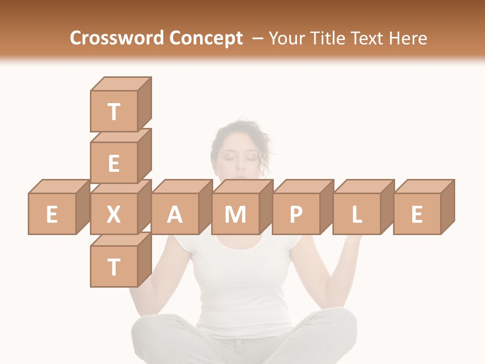 Figure Model Relaxation PowerPoint Template