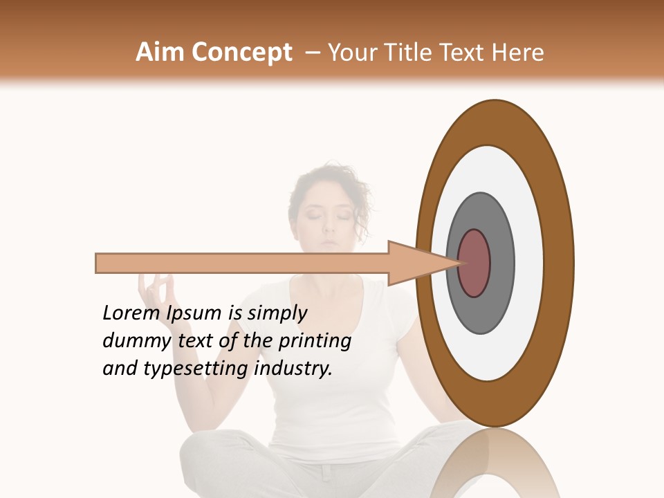 Figure Model Relaxation PowerPoint Template