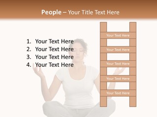 Figure Model Relaxation PowerPoint Template