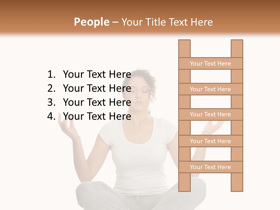 Figure Model Relaxation PowerPoint Template