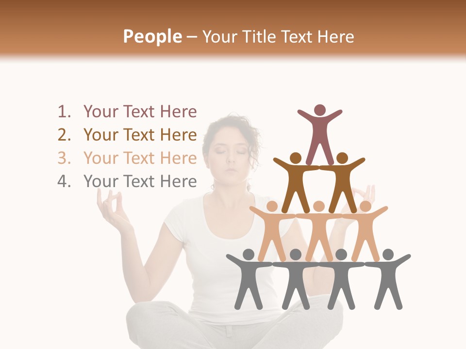 Figure Model Relaxation PowerPoint Template