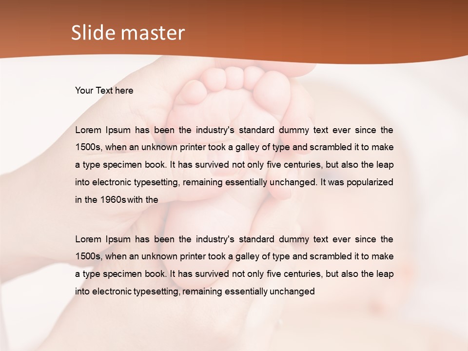 Delicate Gentle Closeup PowerPoint Template