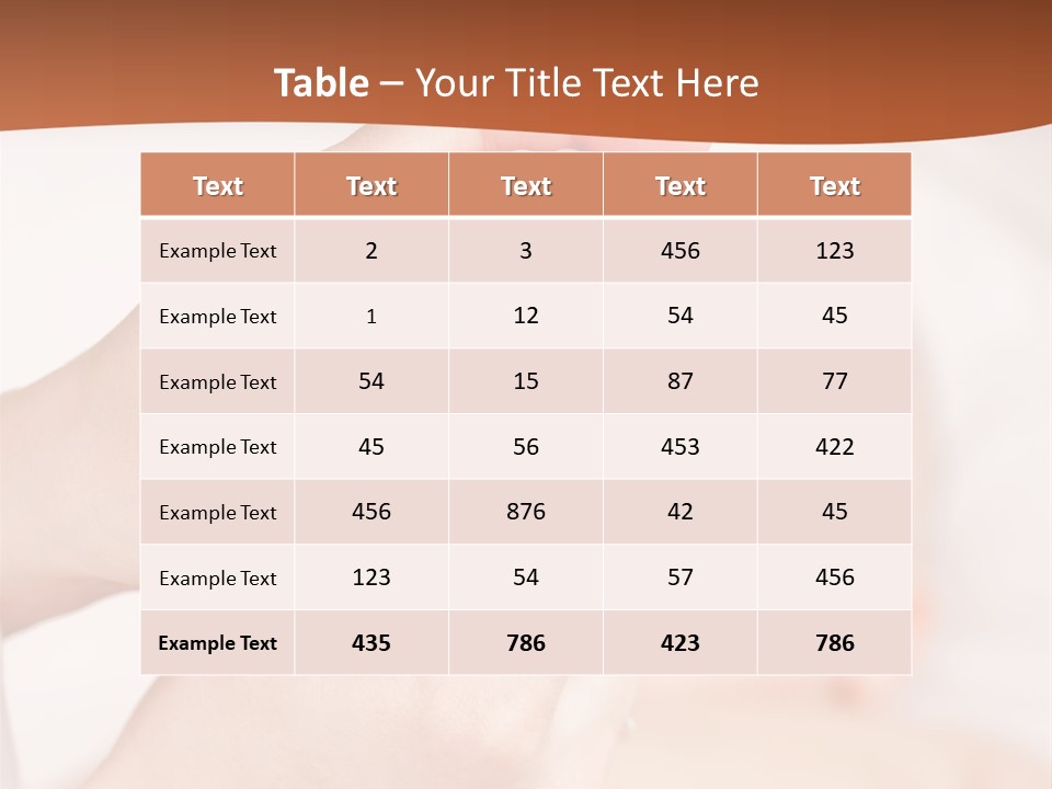 Delicate Gentle Closeup PowerPoint Template