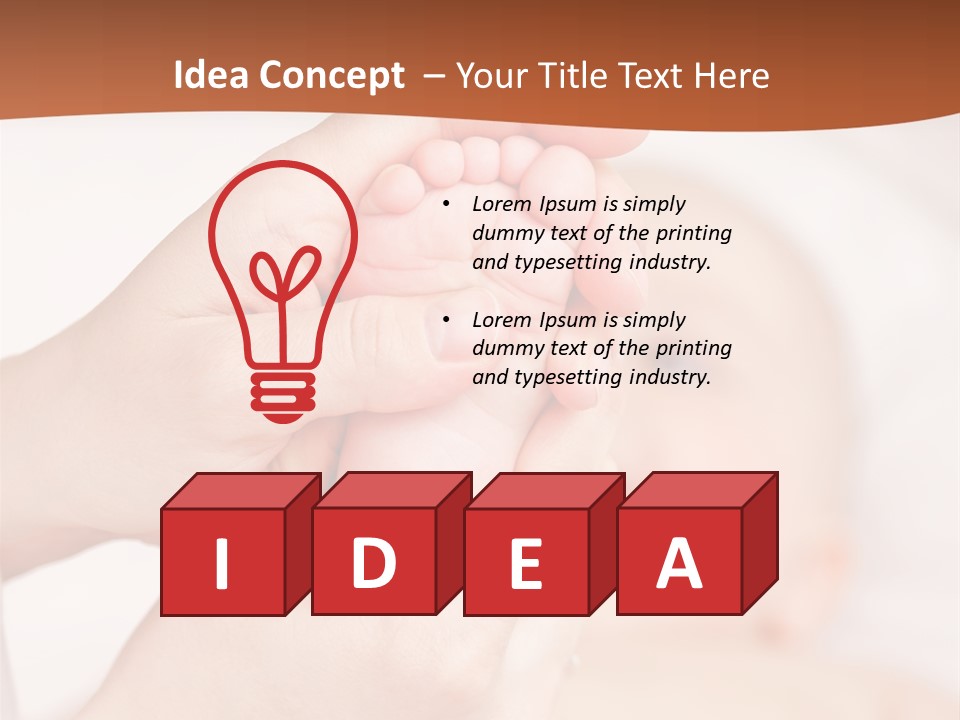 Delicate Gentle Closeup PowerPoint Template
