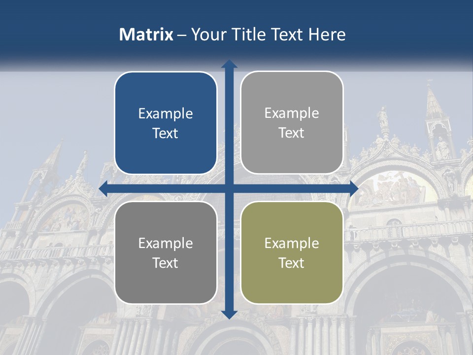 A Large Building With A Blue Sky In The Background PowerPoint Template