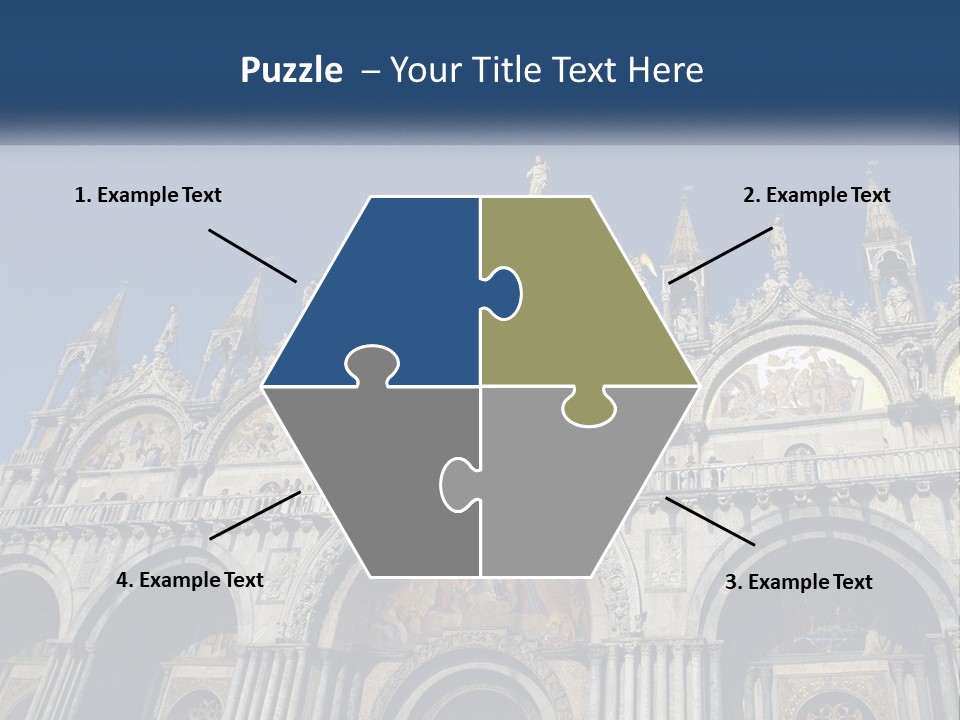 A Large Building With A Blue Sky In The Background PowerPoint Template