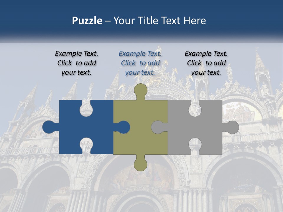 A Large Building With A Blue Sky In The Background PowerPoint Template