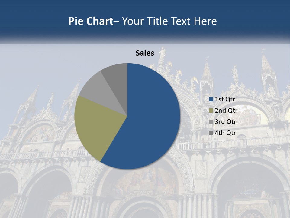 A Large Building With A Blue Sky In The Background PowerPoint Template