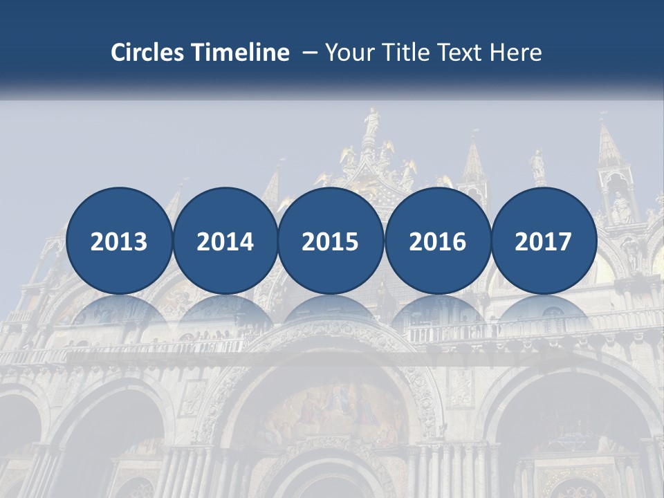 A Large Building With A Blue Sky In The Background PowerPoint Template