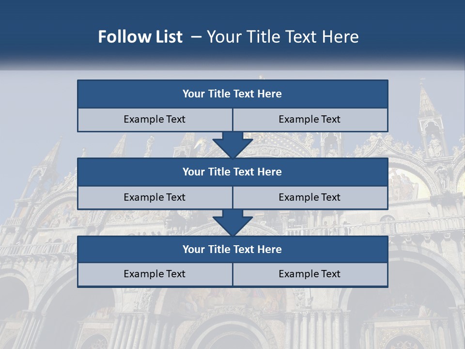 A Large Building With A Blue Sky In The Background PowerPoint Template