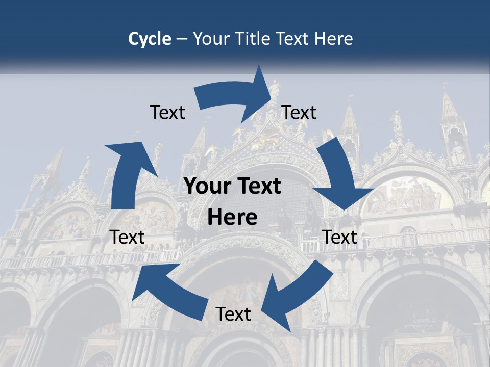 A Large Building With A Blue Sky In The Background PowerPoint Template