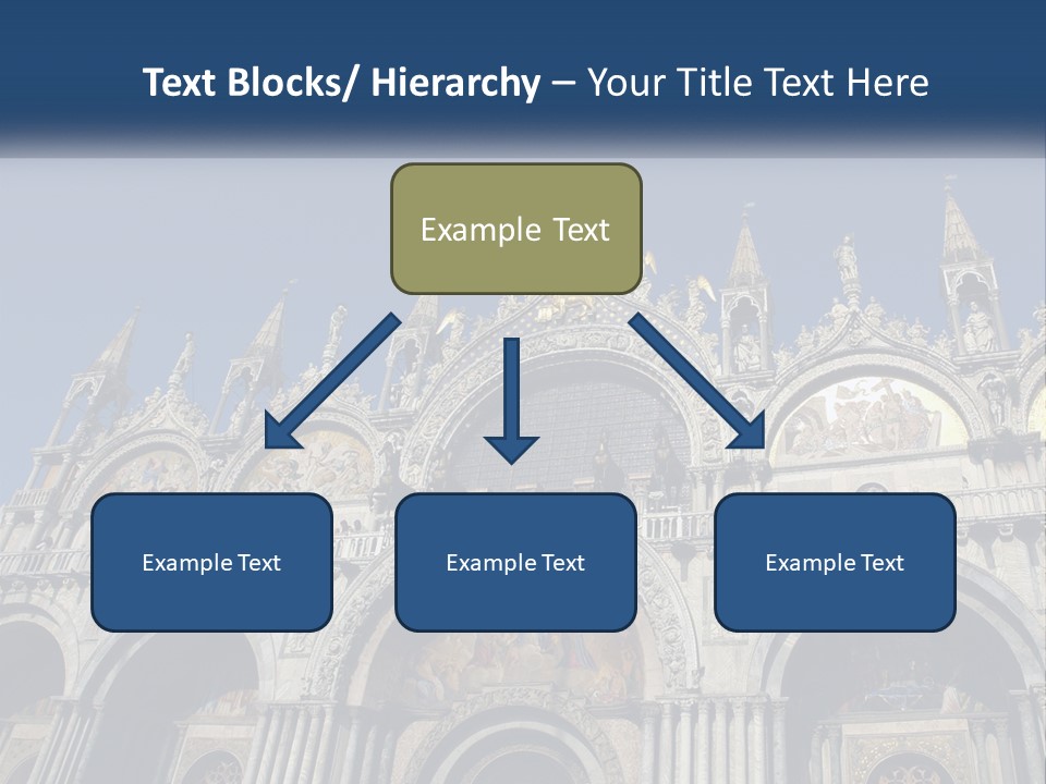 A Large Building With A Blue Sky In The Background PowerPoint Template