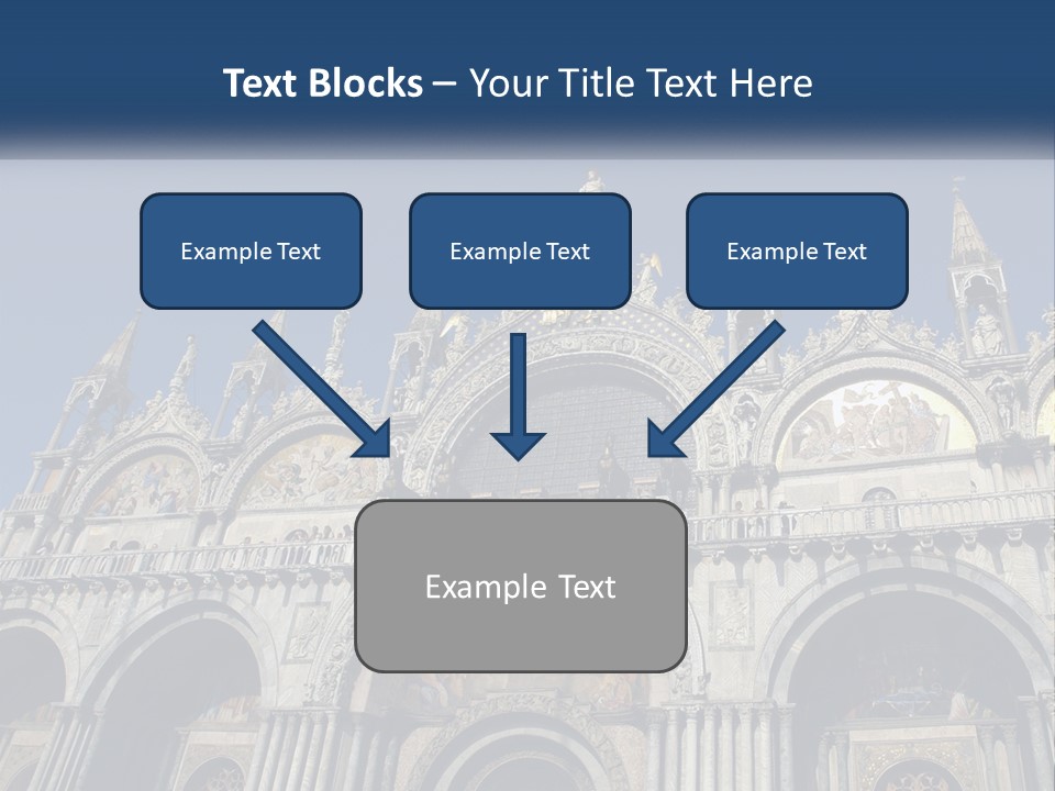 A Large Building With A Blue Sky In The Background PowerPoint Template