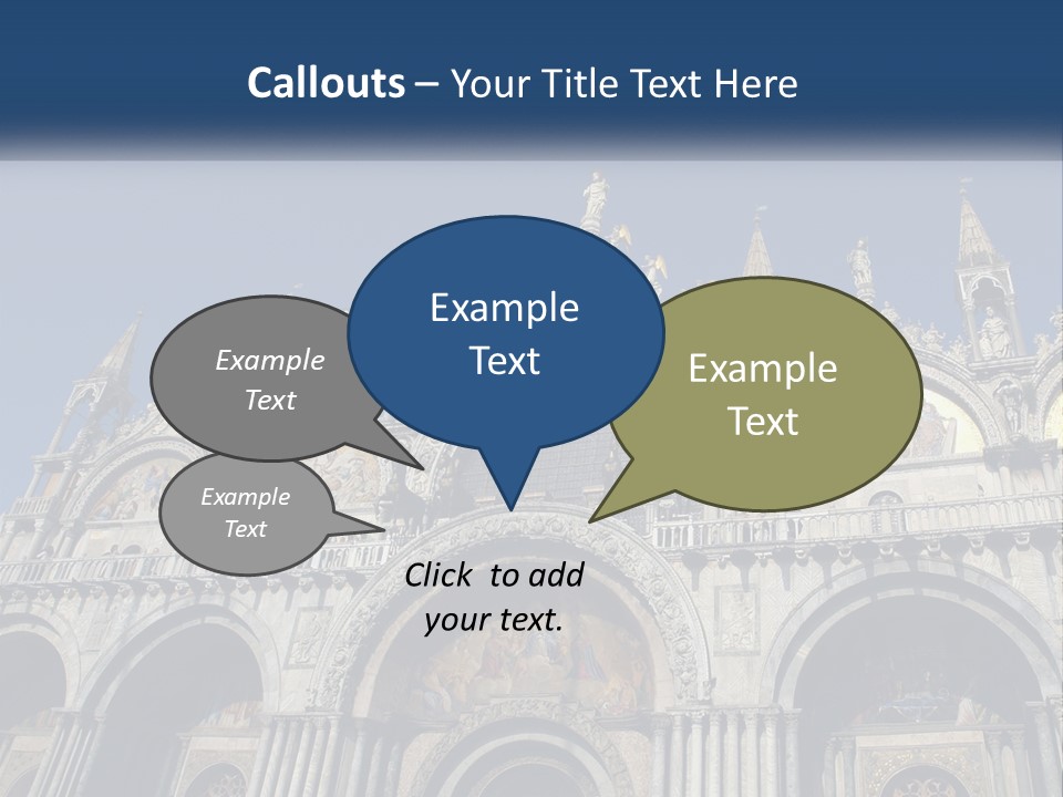 A Large Building With A Blue Sky In The Background PowerPoint Template