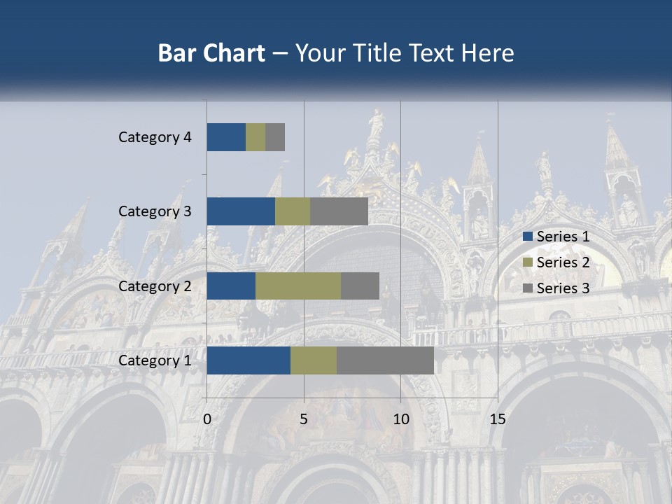 A Large Building With A Blue Sky In The Background PowerPoint Template