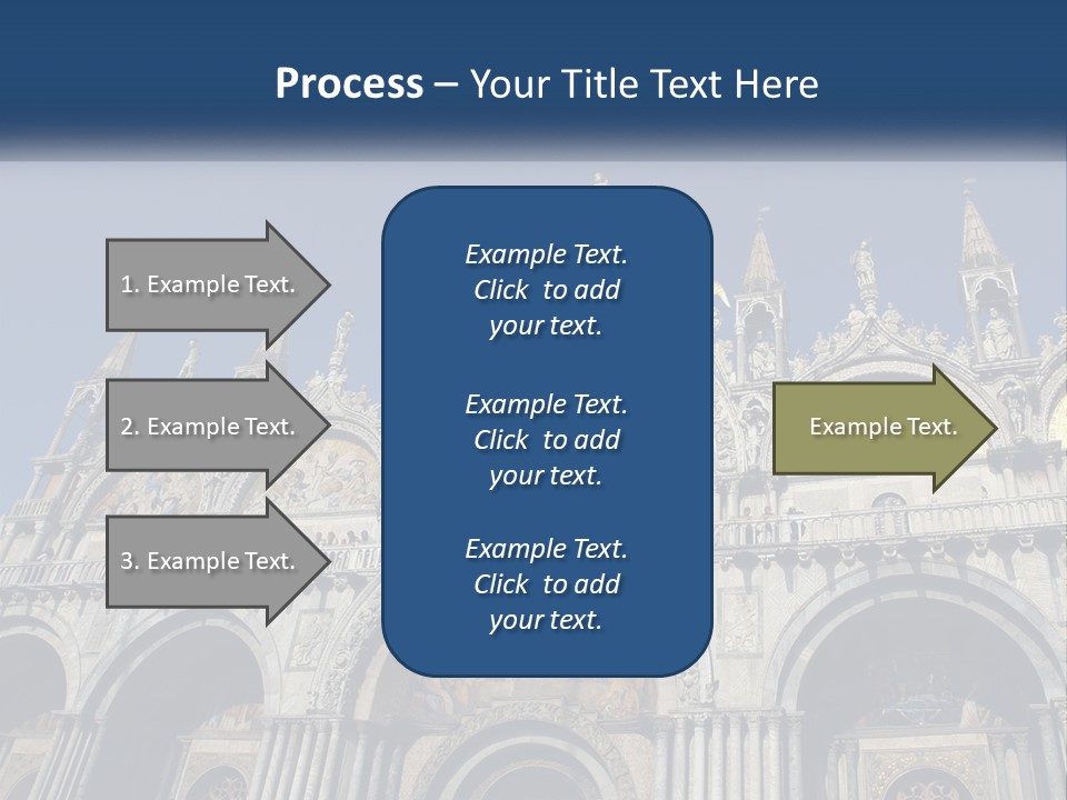A Large Building With A Blue Sky In The Background PowerPoint Template
