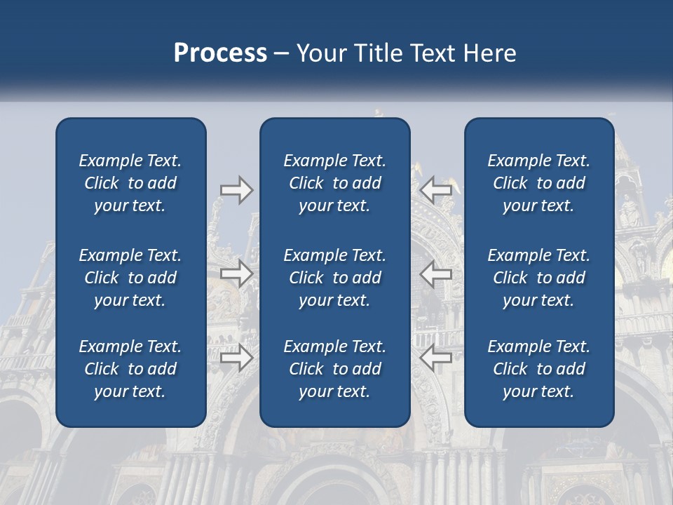 A Large Building With A Blue Sky In The Background PowerPoint Template