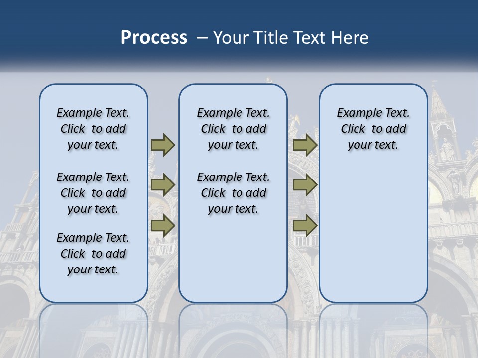 A Large Building With A Blue Sky In The Background PowerPoint Template