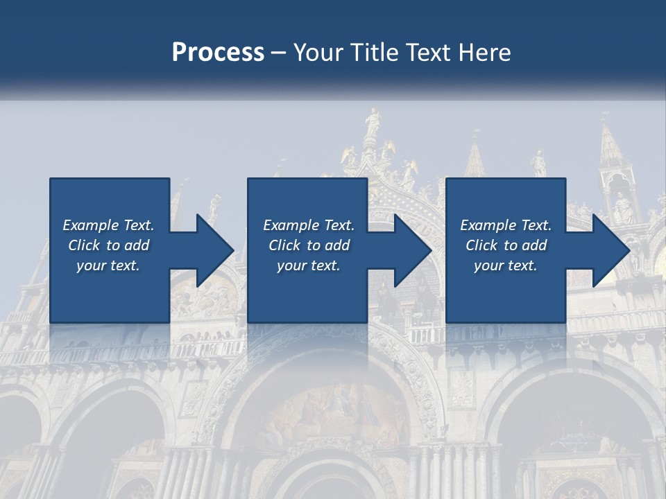 A Large Building With A Blue Sky In The Background PowerPoint Template