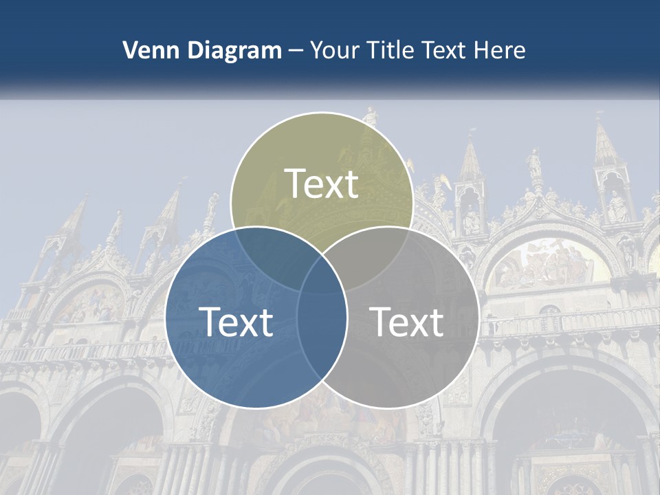 A Large Building With A Blue Sky In The Background PowerPoint Template