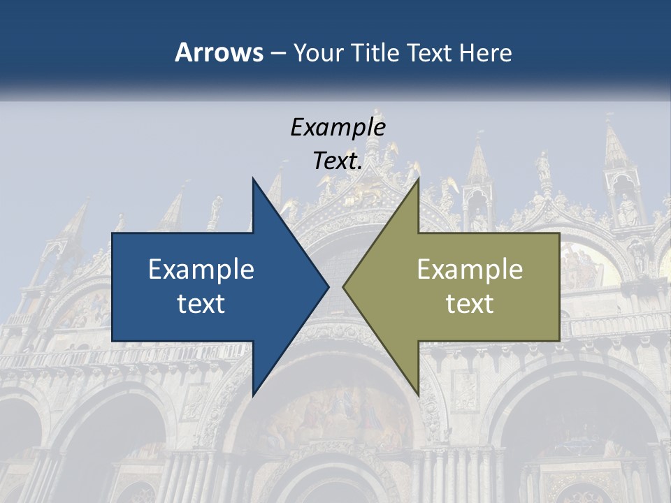 A Large Building With A Blue Sky In The Background PowerPoint Template