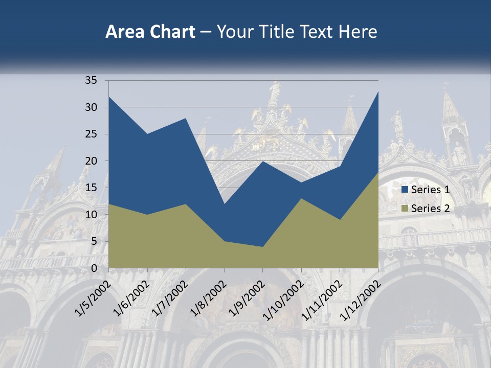 A Large Building With A Blue Sky In The Background PowerPoint Template