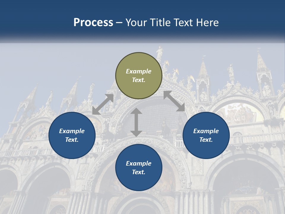 A Large Building With A Blue Sky In The Background PowerPoint Template