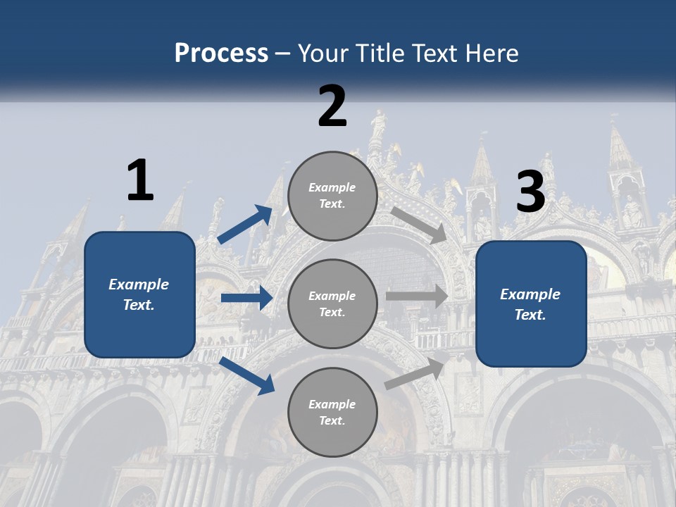 A Large Building With A Blue Sky In The Background PowerPoint Template