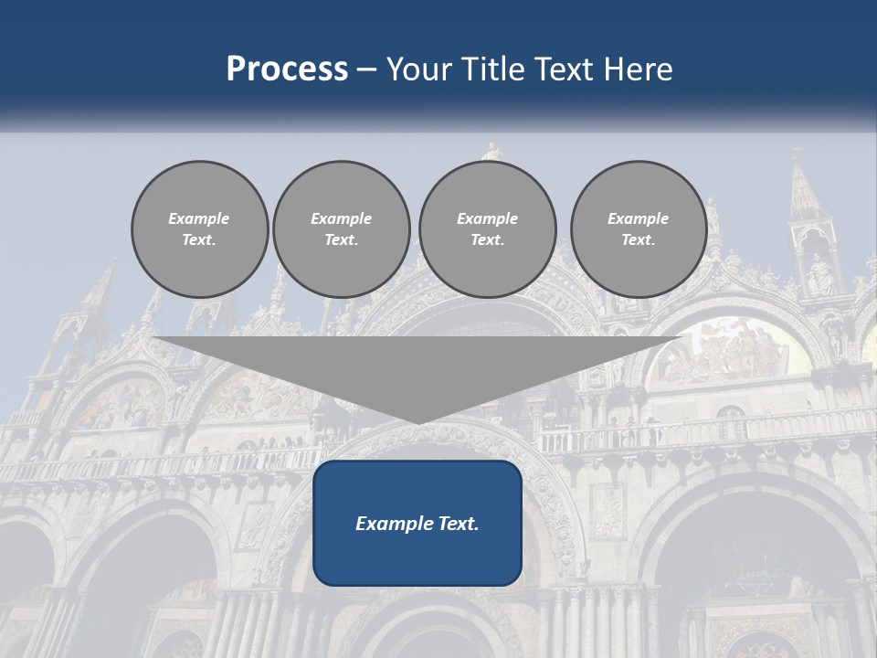 A Large Building With A Blue Sky In The Background PowerPoint Template