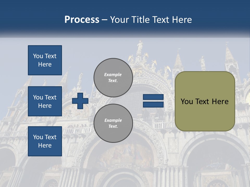 A Large Building With A Blue Sky In The Background PowerPoint Template