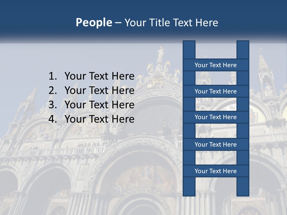 A Large Building With A Blue Sky In The Background PowerPoint Template