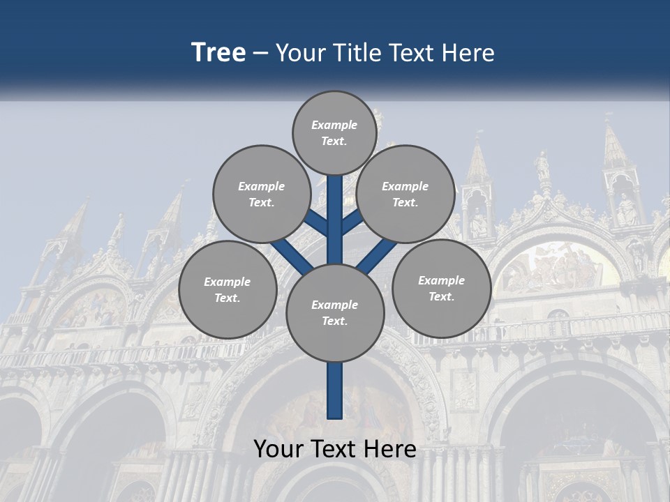 A Large Building With A Blue Sky In The Background PowerPoint Template