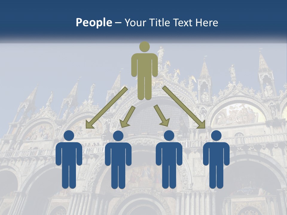 A Large Building With A Blue Sky In The Background PowerPoint Template