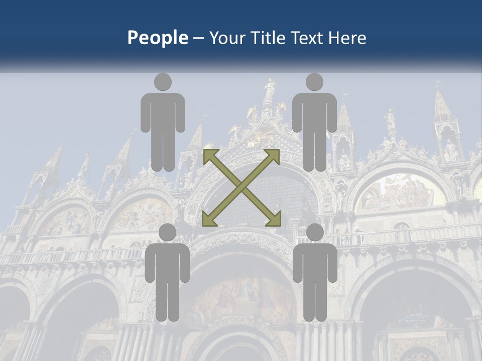 A Large Building With A Blue Sky In The Background PowerPoint Template