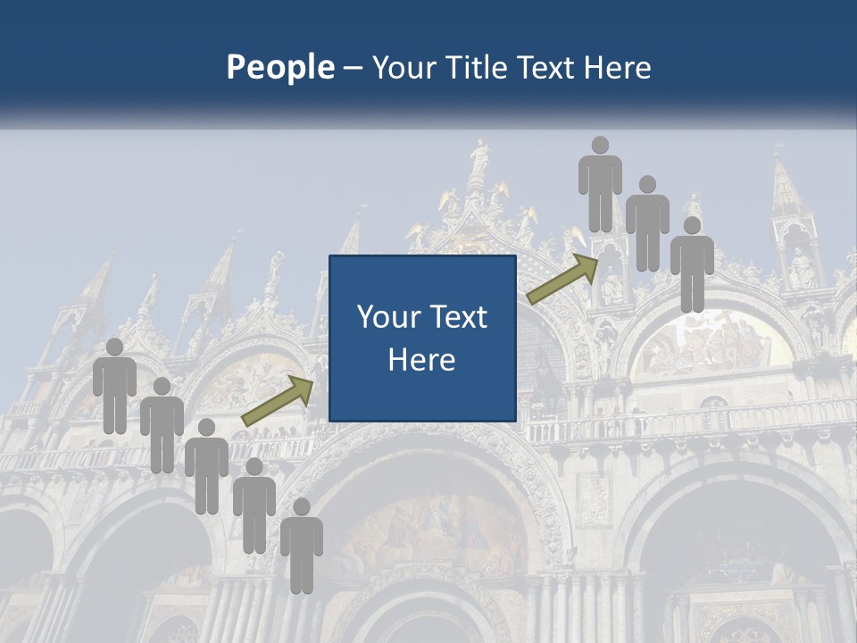 A Large Building With A Blue Sky In The Background PowerPoint Template