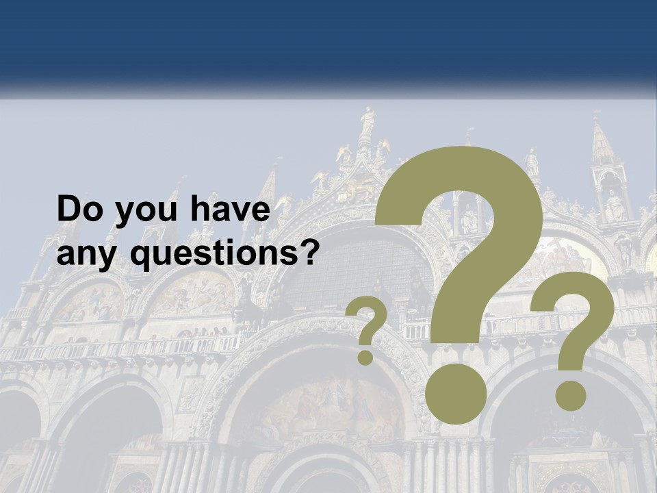 A Large Building With A Blue Sky In The Background PowerPoint Template