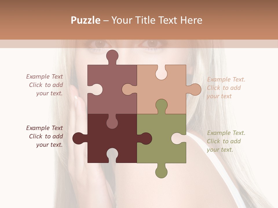 Touch Adult Skin PowerPoint Template