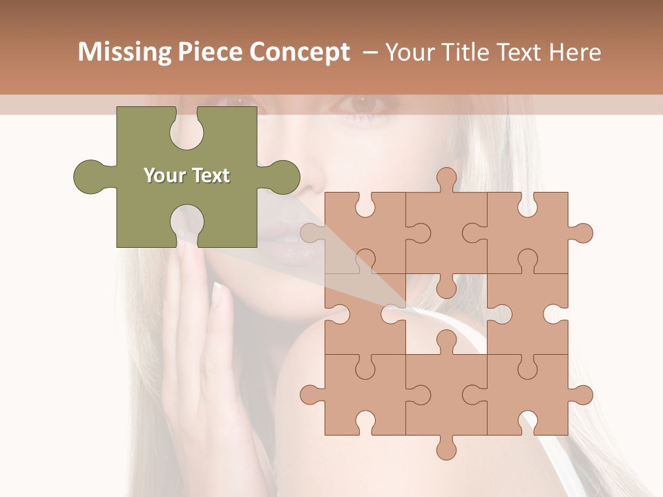 Touch Adult Skin PowerPoint Template