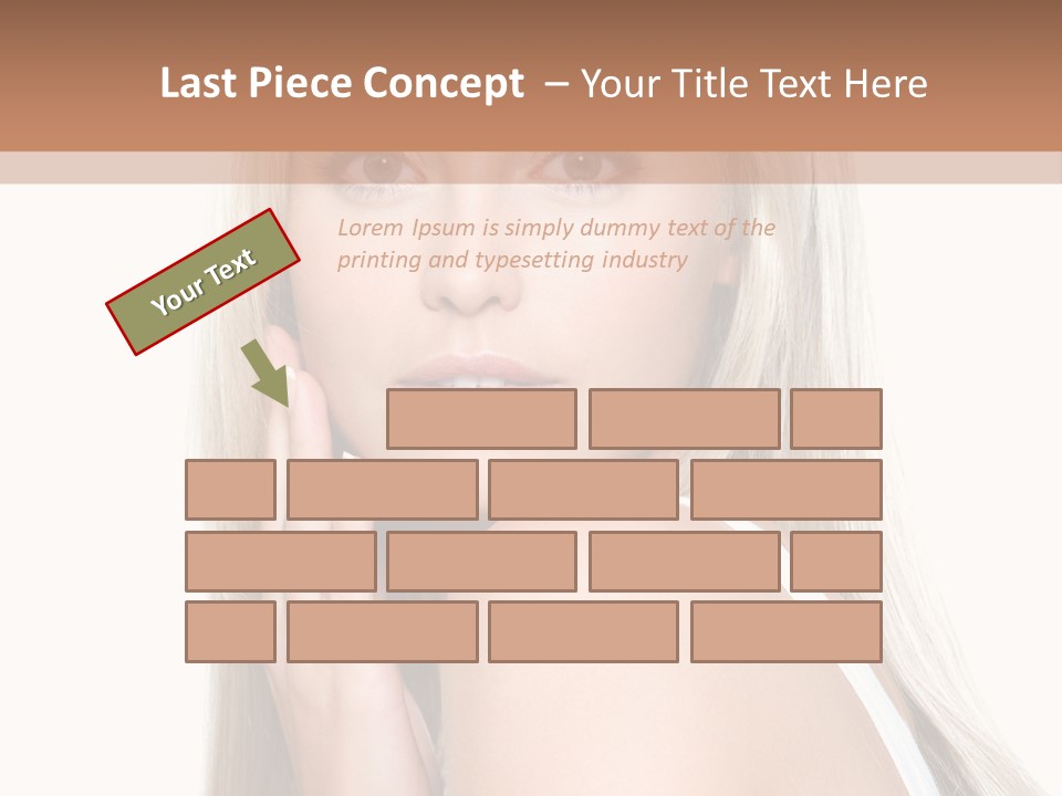 Touch Adult Skin PowerPoint Template