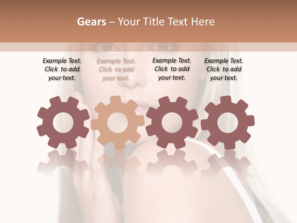 Touch Adult Skin PowerPoint Template