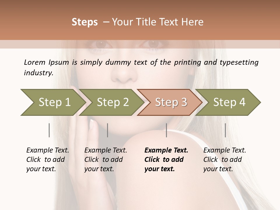 Touch Adult Skin PowerPoint Template