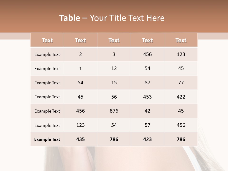 Touch Adult Skin PowerPoint Template