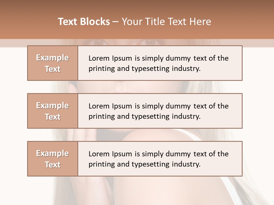 Touch Adult Skin PowerPoint Template