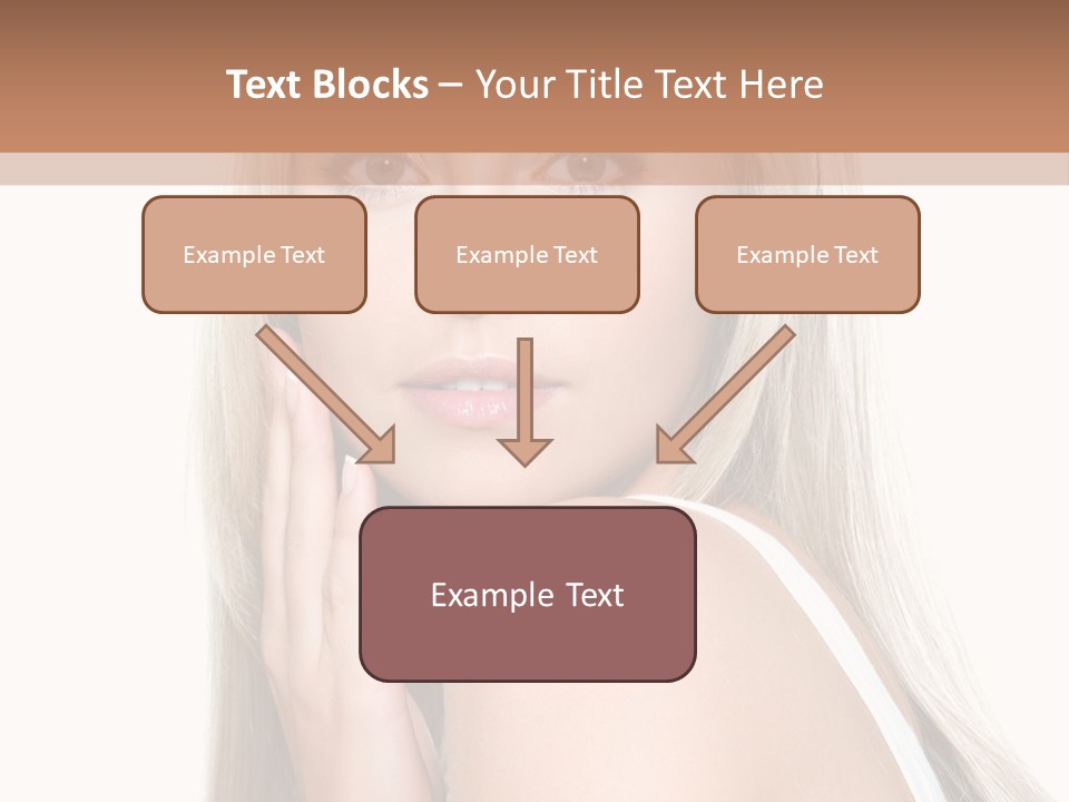 Touch Adult Skin PowerPoint Template