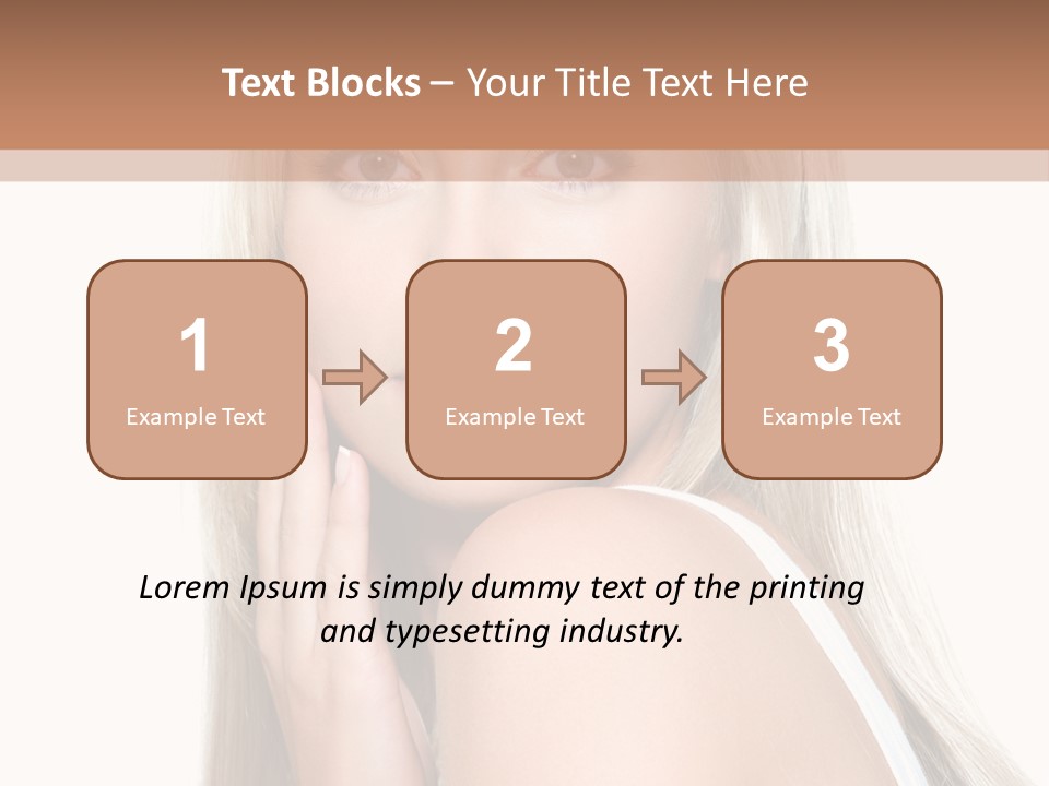 Touch Adult Skin PowerPoint Template