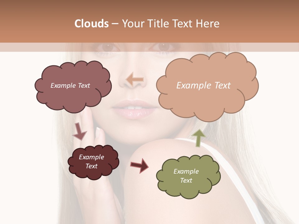 Touch Adult Skin PowerPoint Template