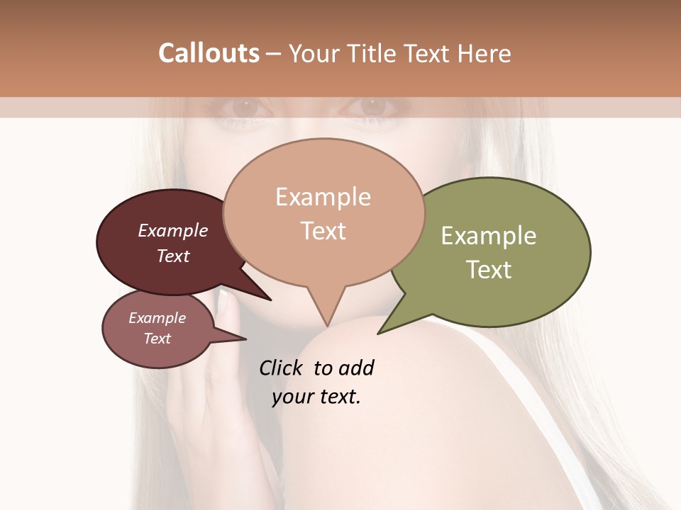 Touch Adult Skin PowerPoint Template