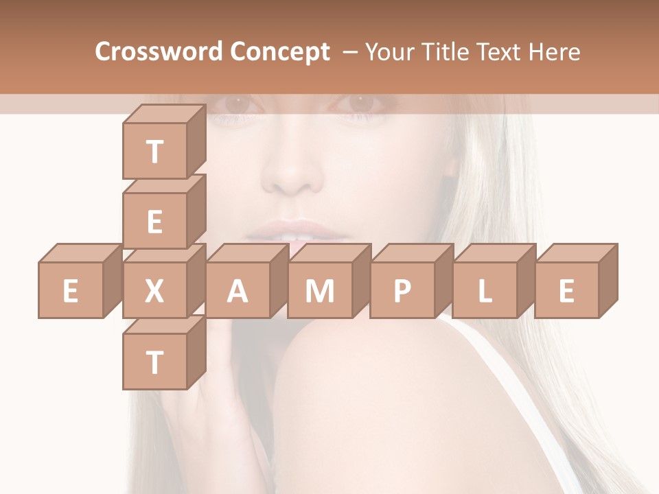 Touch Adult Skin PowerPoint Template